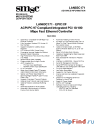 Datasheet LAN83C171 manufacturer SMSC