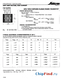 Datasheet 101XC004 manufacturer Solitron