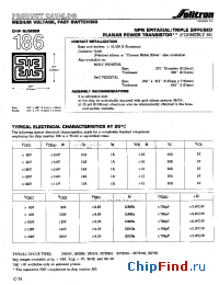 Datasheet 186XC008 manufacturer Solitron