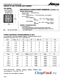 Datasheet 196XC001 manufacturer Solitron
