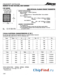 Datasheet 199XC002 manufacturer Solitron