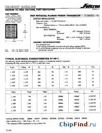 Datasheet 268XC005 manufacturer Solitron