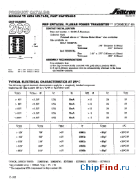 Datasheet 269XC001 manufacturer Solitron