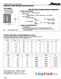 Datasheet 288XC004 manufacturer Solitron