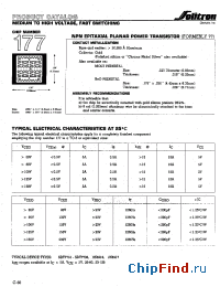 Datasheet 2N4396 manufacturer Solitron