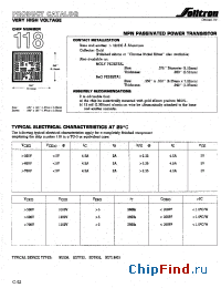 Datasheet SDT18202 manufacturer Solitron
