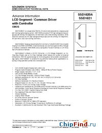 Datasheet SSD1820ATR manufacturer Solomon Systech