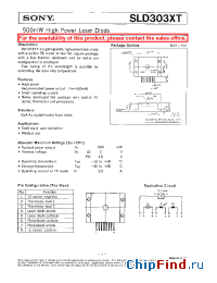 Datasheet SLD303XT-2 manufacturer SONY