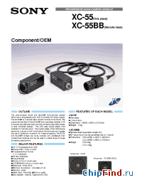 Datasheet XC-55 manufacturer SONY