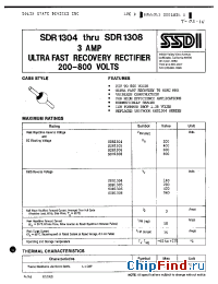 Datasheet SDR1304 manufacturer SSDI