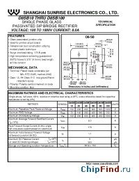 Datasheet D8SB10 manufacturer SSE
