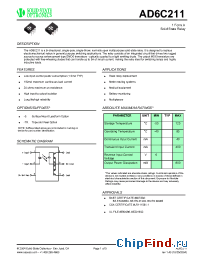 Datasheet AD6C211 manufacturer Solid State