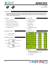 Datasheet AD6C223-H manufacturer Solid State