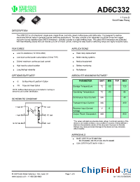Datasheet AD6C332 manufacturer Solid State