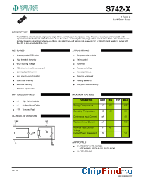Datasheet S742-TR manufacturer Solid State
