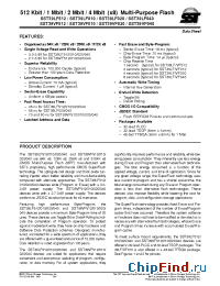 Datasheet SST39VF020-70-4C-NK manufacturer SST