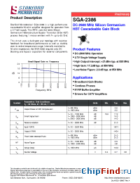 Datasheet SGA-2386-TR2 manufacturer Stanford