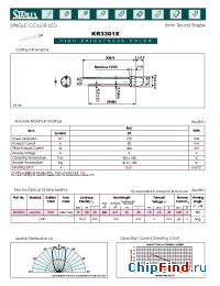 Datasheet KR3301X manufacturer Stanley
