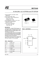 Datasheet 27C64-200 manufacturer STMicroelectronics