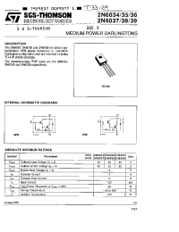 Datasheet 2N6035 manufacturer STMicroelectronics