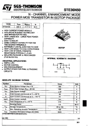 Datasheet 36N50DA manufacturer STMicroelectronics