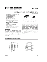 Datasheet 74AC158M manufacturer STMicroelectronics