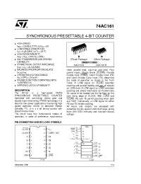 Datasheet 74AC161B manufacturer STMicroelectronics