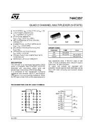 Datasheet 74AC257 manufacturer STMicroelectronics