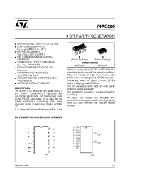 Datasheet 74AC280 manufacturer STMicroelectronics