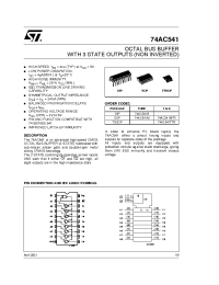 Datasheet 74AC541TTR manufacturer STMicroelectronics