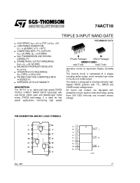 Datasheet 74ACT10B manufacturer STMicroelectronics