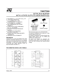 Datasheet 74ACT244B manufacturer STMicroelectronics