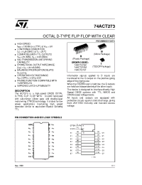Datasheet 74ACT273 manufacturer STMicroelectronics