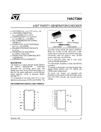 Datasheet 74ACT280B manufacturer STMicroelectronics