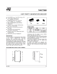 Datasheet 74ACT280MTR manufacturer STMicroelectronics