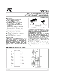Datasheet 74ACT299B manufacturer STMicroelectronics