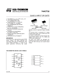 Datasheet 74ACT32 manufacturer STMicroelectronics
