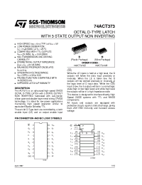 Datasheet 74ACT373 manufacturer STMicroelectronics