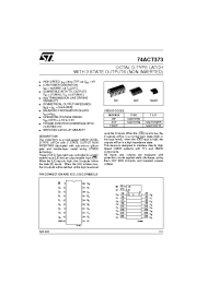 Datasheet 74ACT373TTR manufacturer STMicroelectronics