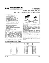 Datasheet 74ACT374B manufacturer STMicroelectronics