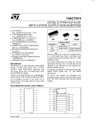 Datasheet 74ACT574 manufacturer STMicroelectronics