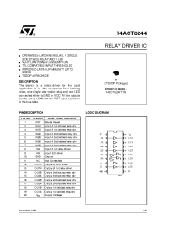 Datasheet 74ACT8244TTR manufacturer STMicroelectronics