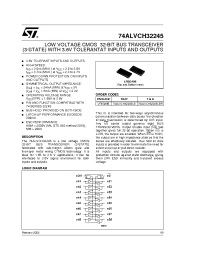 Datasheet 74ALVCH32245LBR manufacturer STMicroelectronics