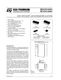 Datasheet 74HC4094 manufacturer STMicroelectronics