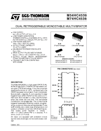 Datasheet 74HC4538 manufacturer STMicroelectronics