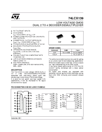 Datasheet 74LCX139M manufacturer STMicroelectronics