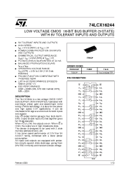 Datasheet 74LCX16244A manufacturer STMicroelectronics