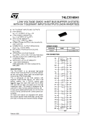 Datasheet 74LCX16541 manufacturer STMicroelectronics