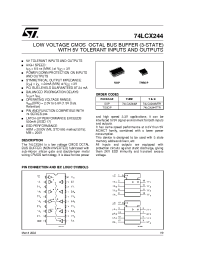 Datasheet 74LCX244 manufacturer STMicroelectronics