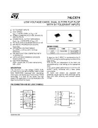 Datasheet 74LCX74MTR manufacturer STMicroelectronics